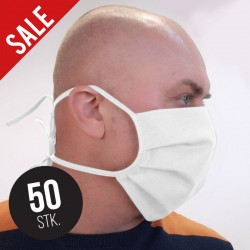 50 Stk. MNS aus Stoff weiss...