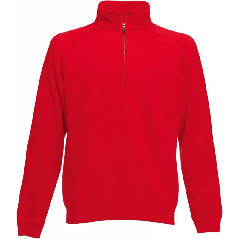 Fruit Of The Loom Herren Sweatshirt Mit Reißverschluss - Klassischer Zip Neck
